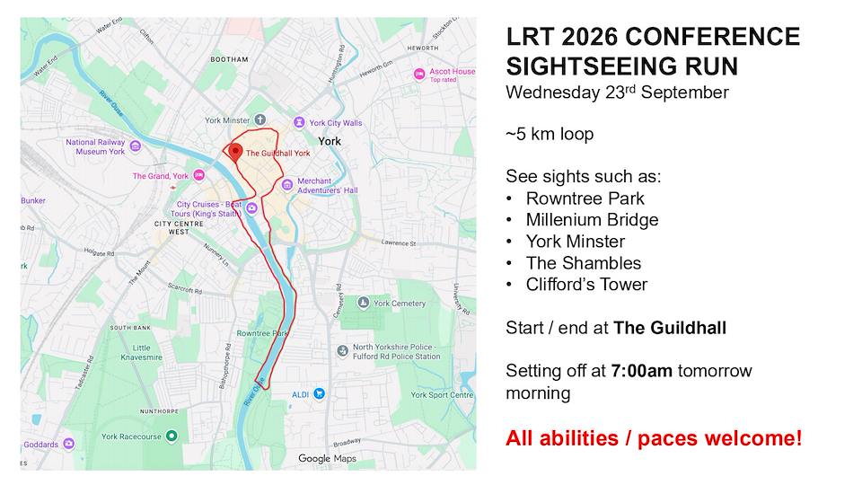 LRT Run - 7am 23 September 2026